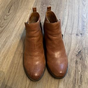 Lucky Brand Basel booties-Toffee